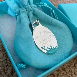 Tiffany and Co. Charm Blue Splash